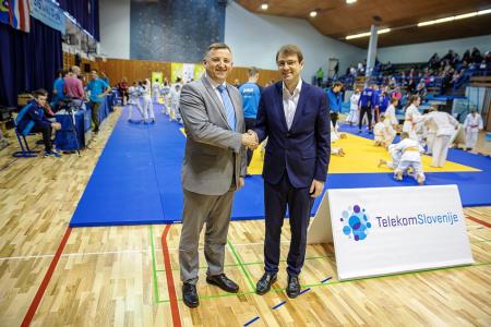 Župan dr. Tomaž Rožen in Lovrencij Galuf